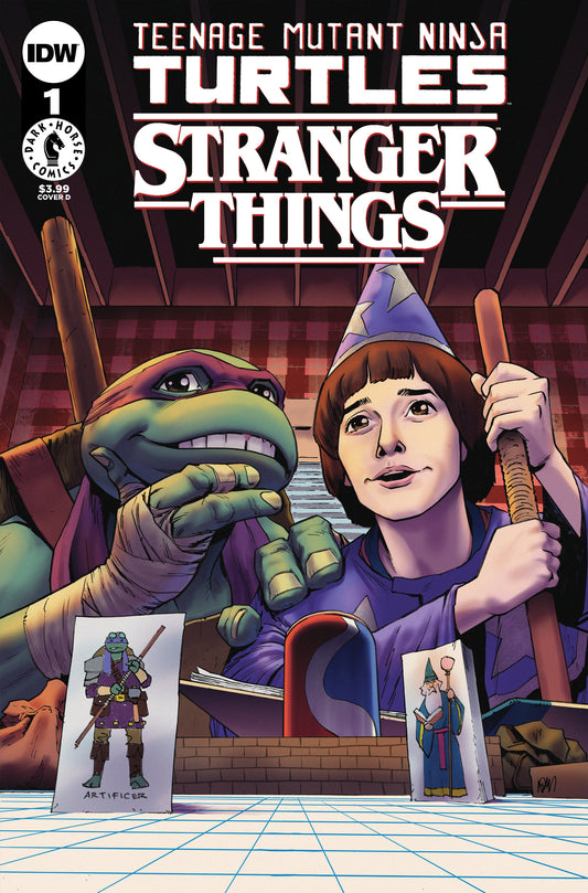 Teenage Mutant Ninja Turtles x Stranger Things #1 Variant D (Gorham)