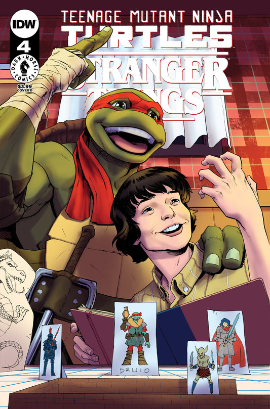 Teenage Mutant Ninja Turtles x Stranger Things #4 Variant D (Gorham)