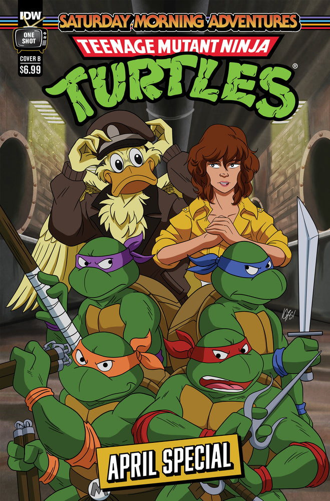 Teenage Mutant Ninja Turtles: Saturday Morning Adventures--April Special Variant B (Jones) - Comics - Image - Pop Weasel