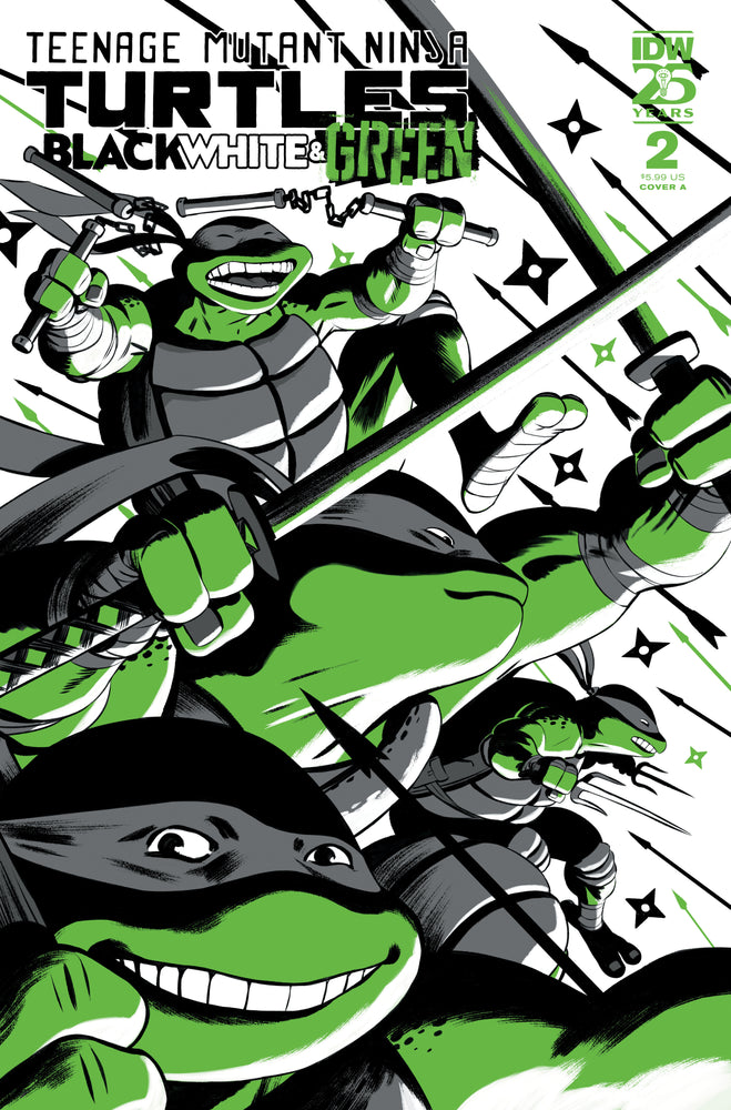 Teenage Mutant Ninja Turtles: Black, White, and Green - Comics - Image - Pop Weasel