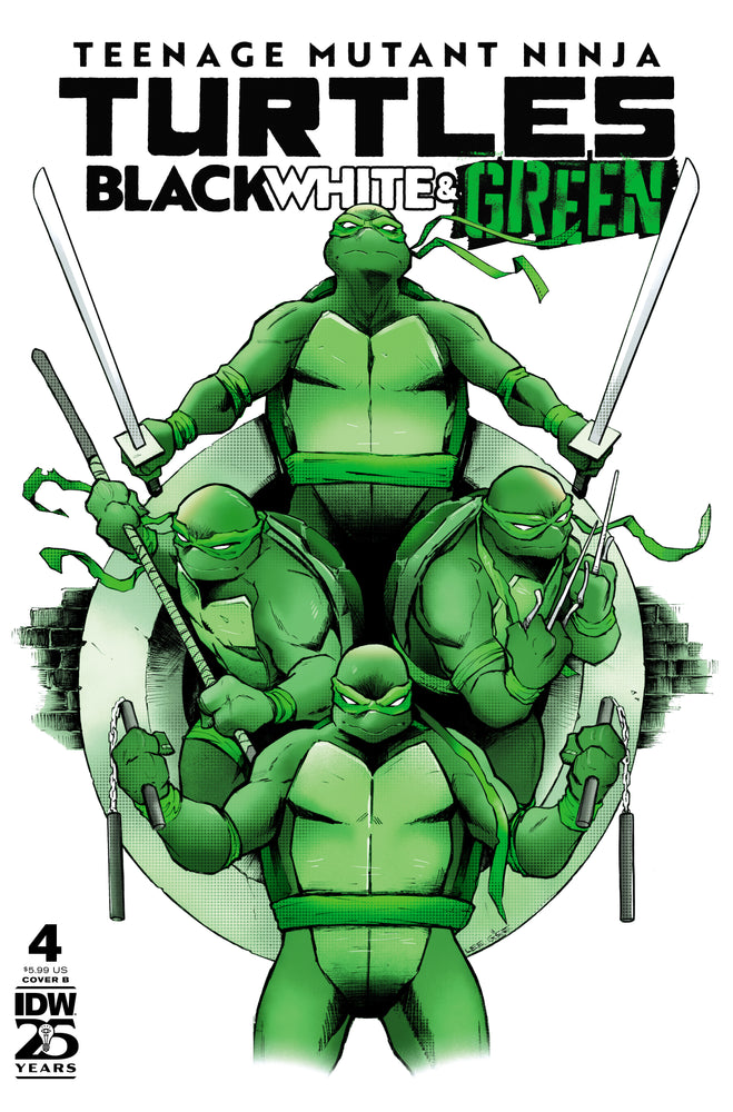 Teenage Mutant Ninja Turtles: Black, White, and Green - Comics - Image - Pop Weasel