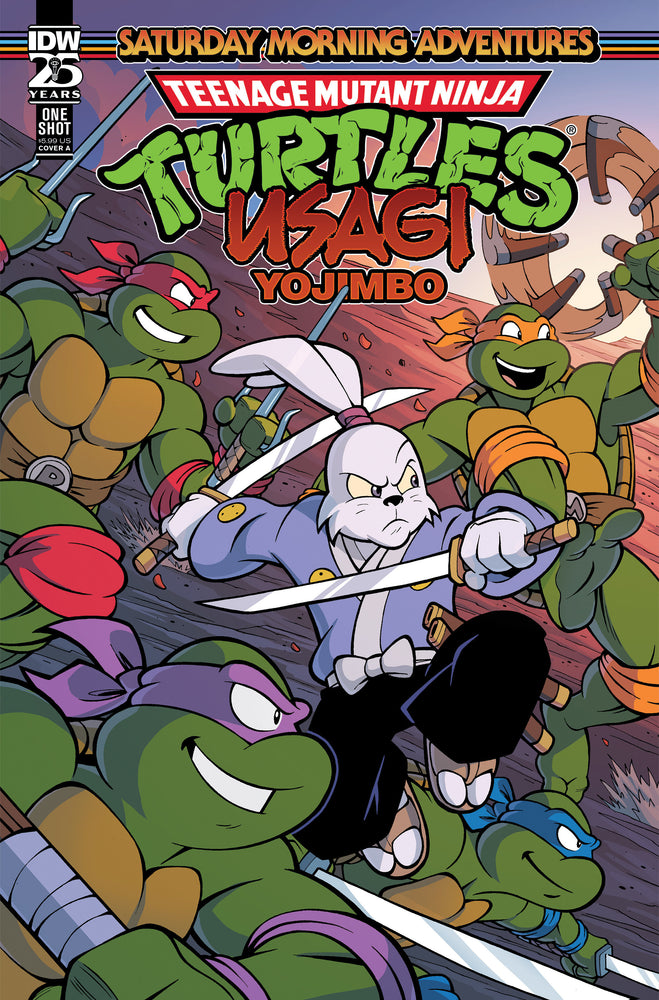 Teenage Mutant Ninja Turtles/Usagi Yojimbo: Saturday Morning Adventures Cover A (Lawrence) - Comics - Image - Pop Weasel