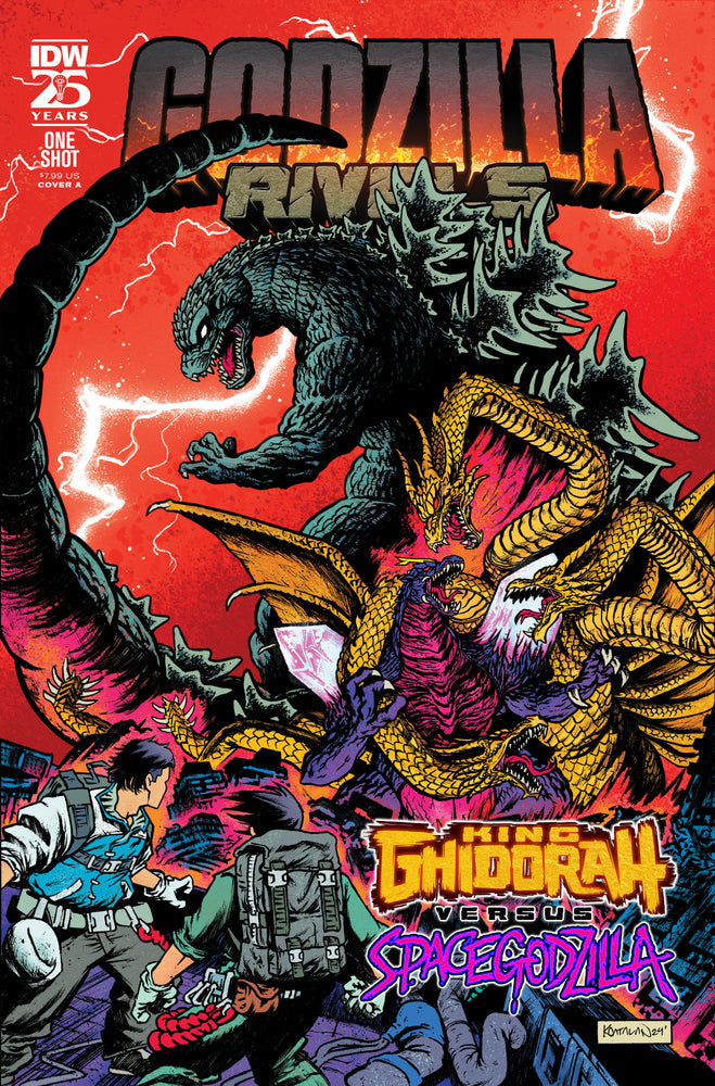 Godzilla Rivals: King Ghidorah Vs. SpaceGodzilla Cover A (Catalan) image - Comics - Image - Pop Weasel