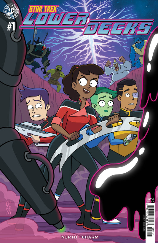 Star Trek: Lower Decks #1: IDW Classics Cover A (Charm) - Image