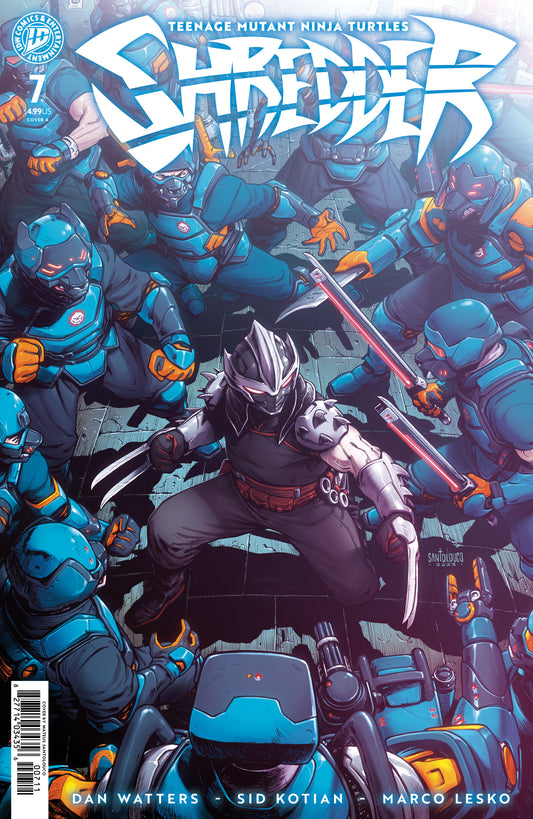 Teenage Mutant Ninja Turtles: Shredder #7 Cover A (Santolouco) - Image