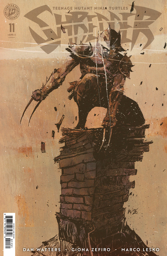 Teenage Mutant Ninja Turtles: Shredder #11 Variant C (Wood) - Image