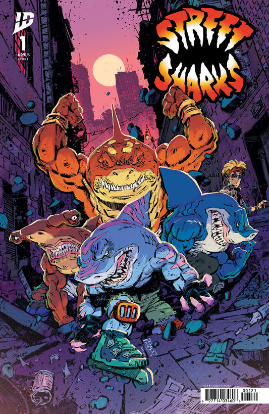 Street Sharks #1 Variant B (Corona) - Image