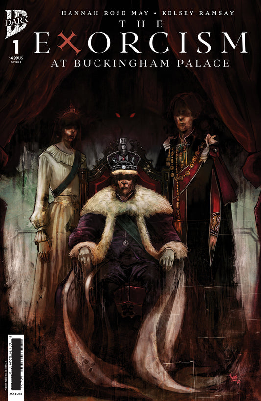 The Exorcism At Buckingham Palace #1 Variant B (Damien Worm) - Image