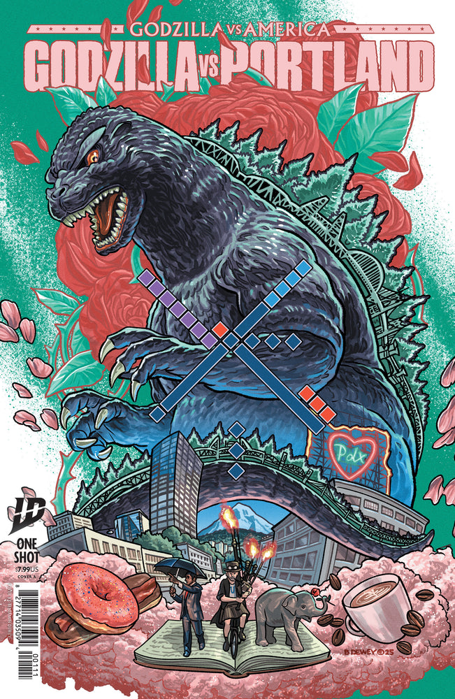 Godzilla Vs. America: Portland Cover A (Dewey) - Image - Comics - Image - Pop Weasel