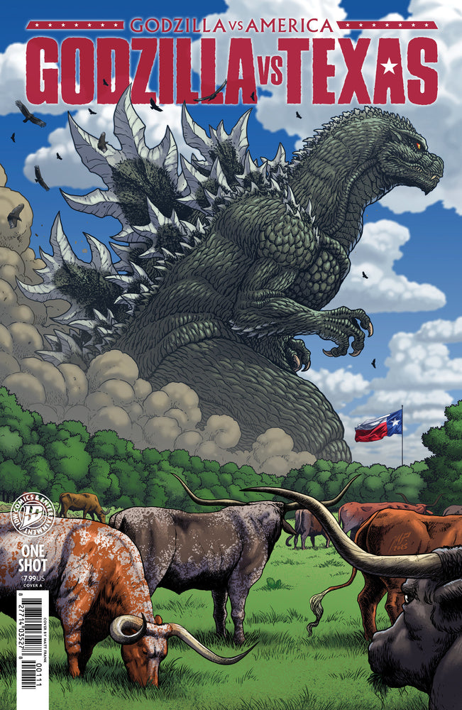 Godzilla Vs. America: Texas Cover A (Frank) - Image - Comics - Image - Pop Weasel