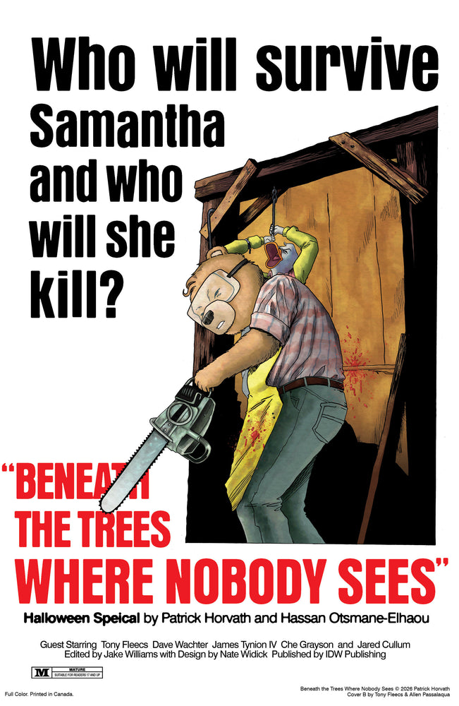 Beneath The Trees Where Nobody Sees Halloween Special Variant B (Fleecs Movie Homage Cover) - Image - Comics - Image - Pop Weasel