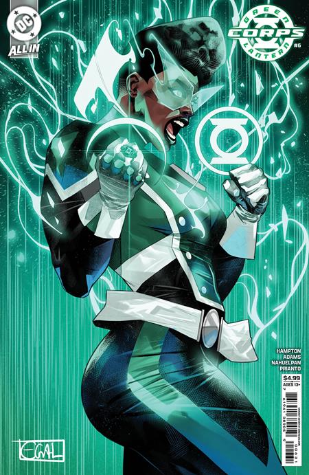 Green Lantern Corps #6  B Edwin Galmon Card Stock Var - Image