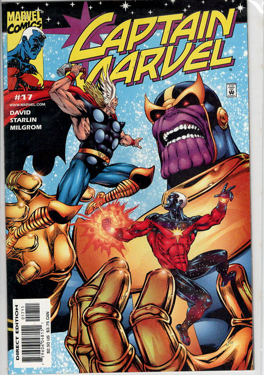 Pre-Owned - Captain Marvel #17  (May 2001) Scanned Image Pop Weasel Pre-Owned Comics