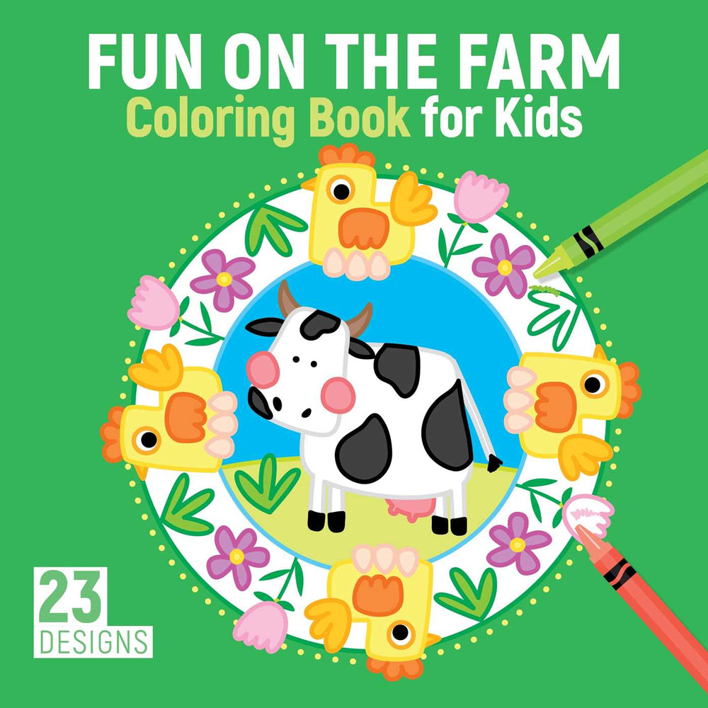 Fun on the Farm Coloring Book for Kids: 23 Designs - Books - Image - Pop Weasel