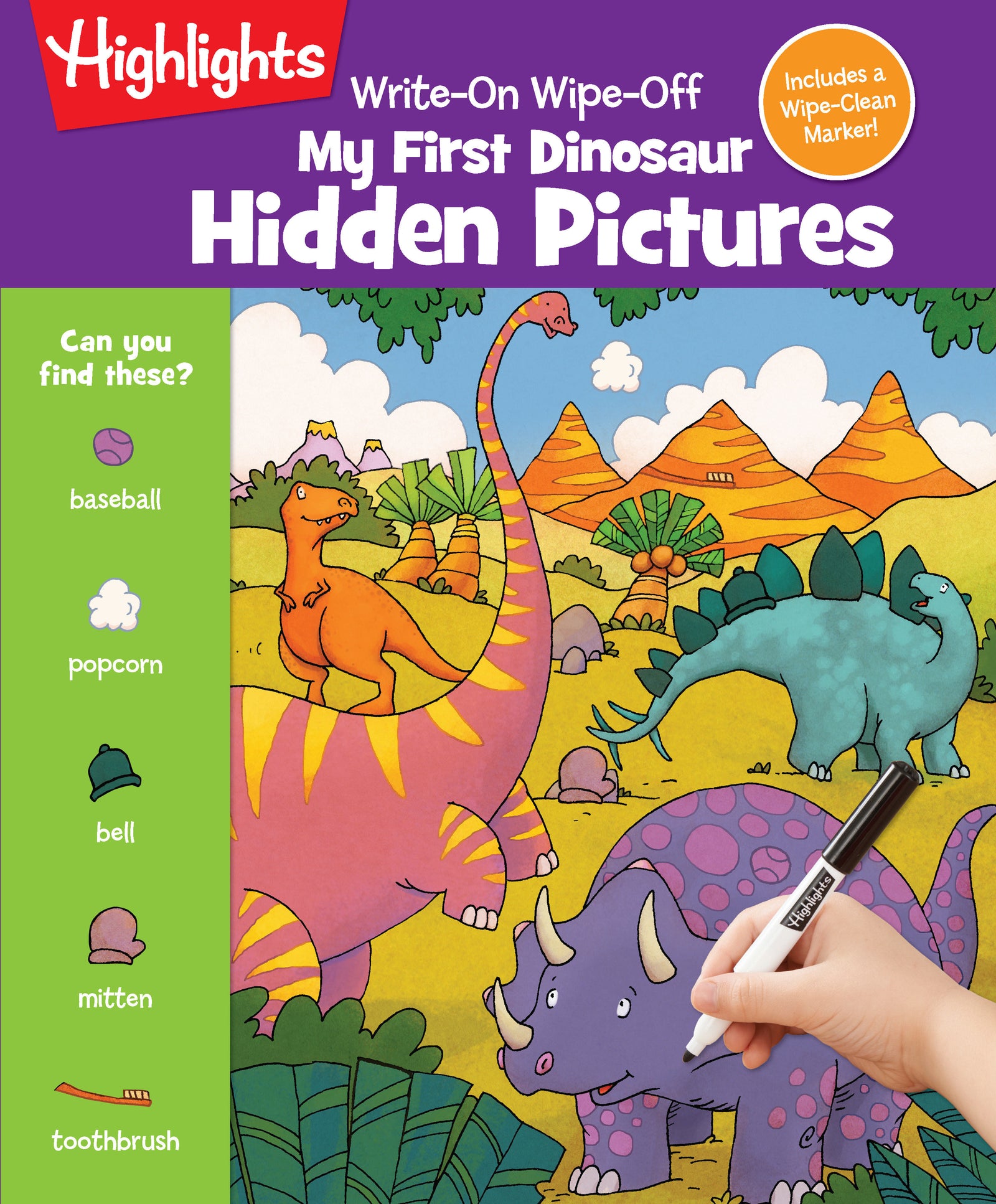 Write-On Wipe-Off My First Dinosaur Hidden Pictures image