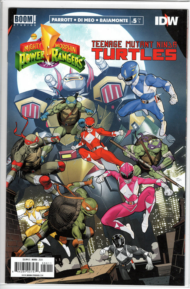 Pre-Owned - Mighty Morphin Power Rangers / Teenage Mutant Ninja Turtles - Pre-Owned Comics - Image - Pop Weasel