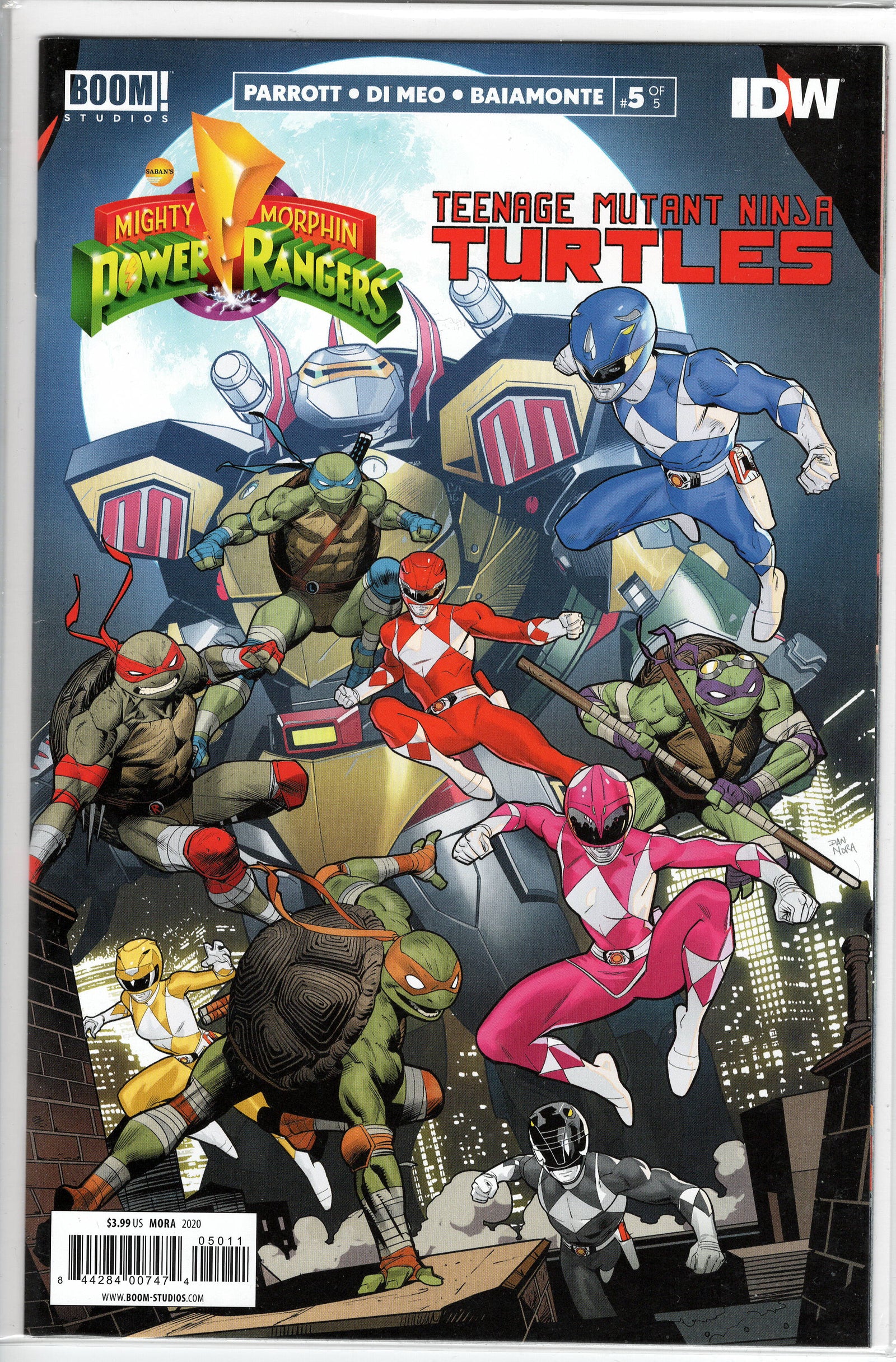 Pre-Owned - Mighty Morphin Power Rangers / Teenage Mutant Ninja Turtles