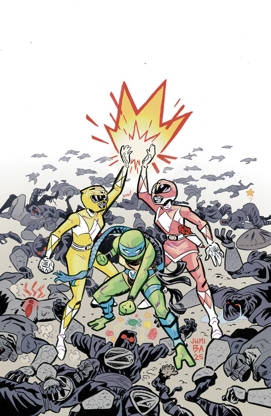 Mighty Morphin Power Rangers/Teenage Mutant Ninja Turtles III #5 K Unlimited Variant (Full Art, Ba) - Image