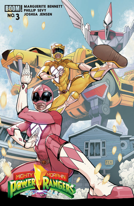Mighty Morphin Power Rangers (2026) #3 B Variant (Dressed, Sevy) - Image
