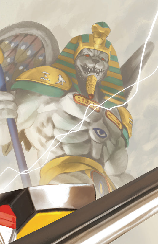 Mighty Morphin Power Rangers (2026) #3 C Megazord Card Stock Connecting Variant (Full Art, Mercado) - Image