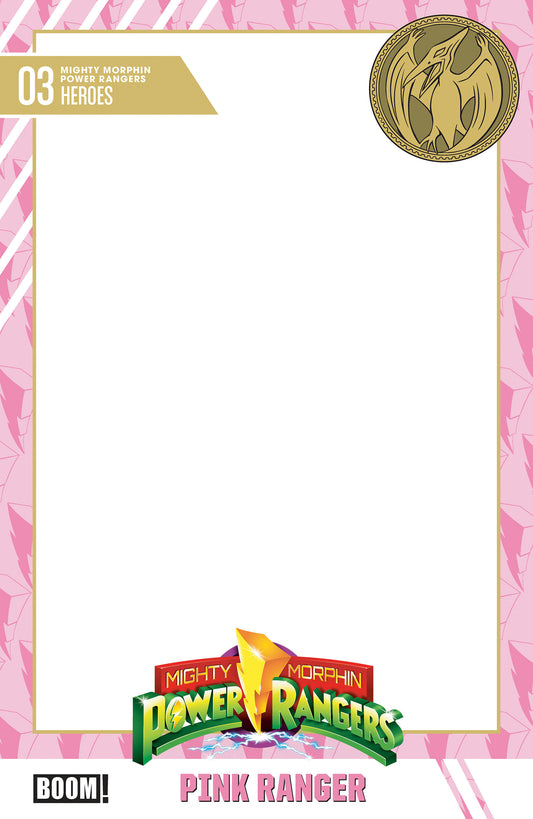 Mighty Morphin Power Rangers (2026) #3 D Trading Card Blank Sketch Variant - Image
