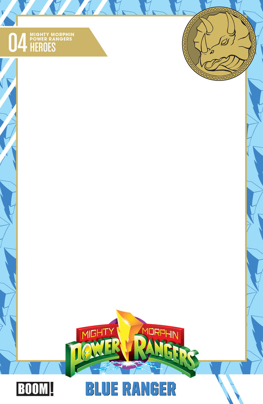 Mighty Morphin Power Rangers (2026) #4 D Trading Card Blank Sketch Variant