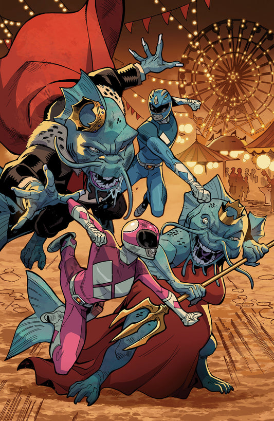 Mighty Morphin Power Rangers (2026) #4 E Foil Variant (Full Art, Foil, Balám) - Image