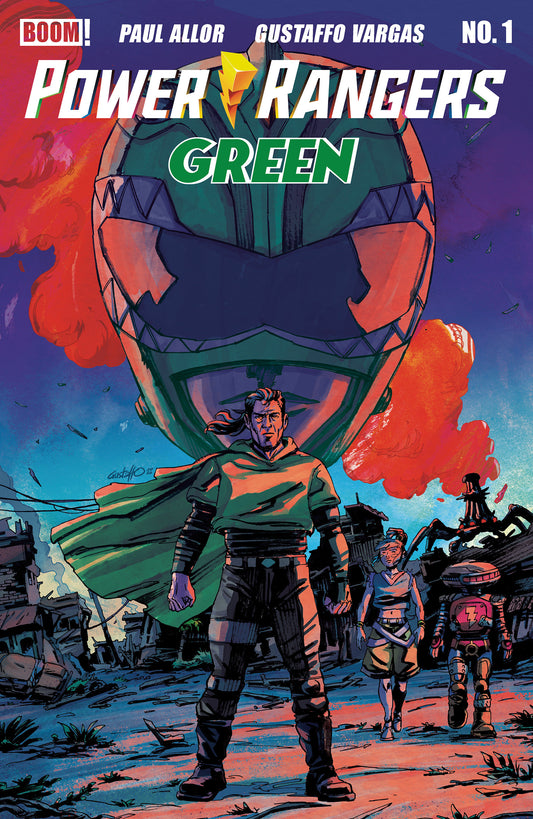 Power Rangers Green #1 B Variant (Dressed, Vargas) - Image