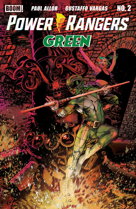 Power Rangers Green #2 A Main (Dressed, Harris) - Image
