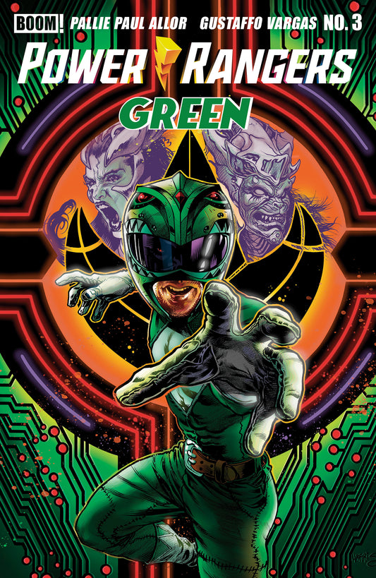 Power Rangers Green #3 A Main (Dressed, Harris) - Image