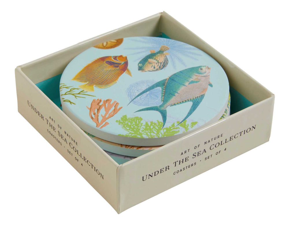 Art of Nature: Under the Sea Coaster Set (Set of 4) - Novelty - Image - Pop Weasel