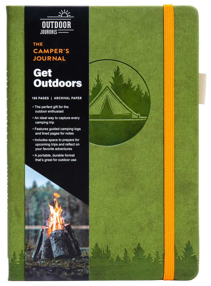 The Camper's Journal (Outdoor Journal; Camping Log Book; Travel Diary) - Stationery - Image - Pop Weasel