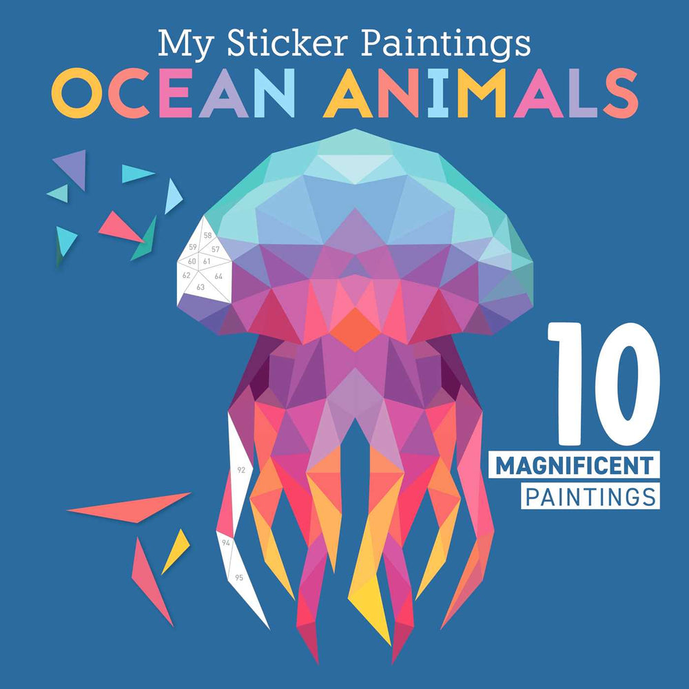 My Sticker Paintings: Ocean Animals: 10 Magnificent Paintings - Books - Image - Pop Weasel