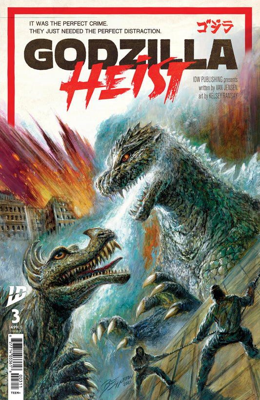 Godzilla: Heist #3 Cover A (Eggleton) - Image