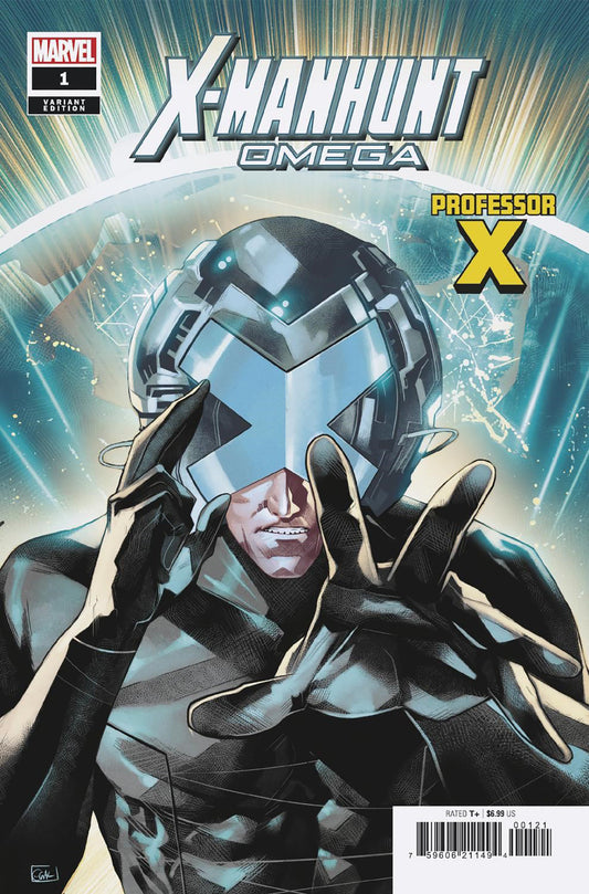 X-MANHUNT OMEGA #1 EDWIN GALMON PROFESSOR X VARIANT [XMH] - Image