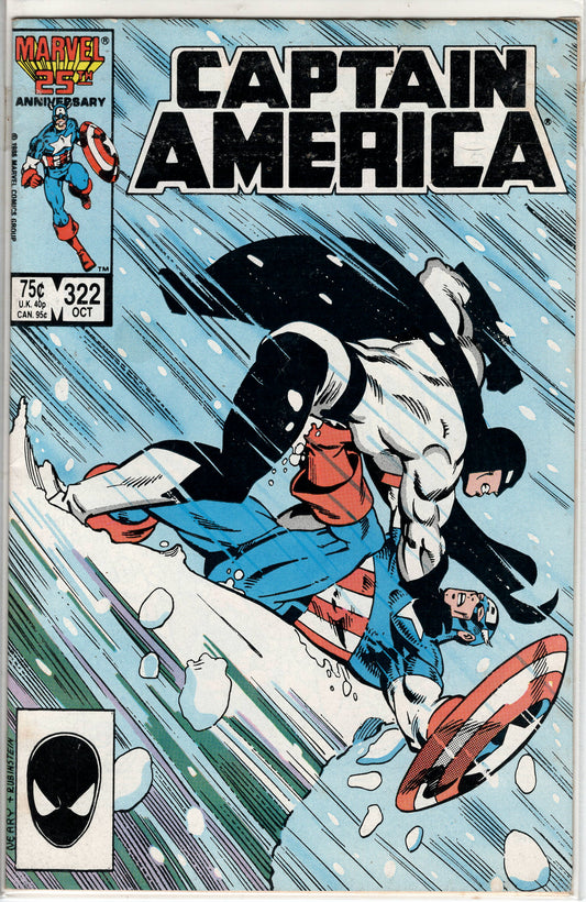 Pre-Owned - Captain America #322  (October 1986) Scanned Image Pop Weasel Pre-Owned Comics