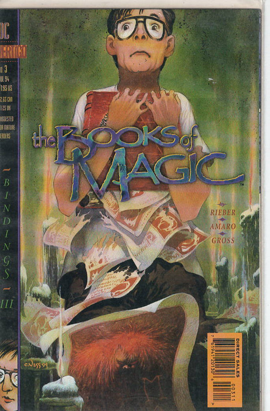 Pre-Owned - The Books of Magic #3  (July 1994) Scanned Image Pop Weasel Pre-Owned Comics