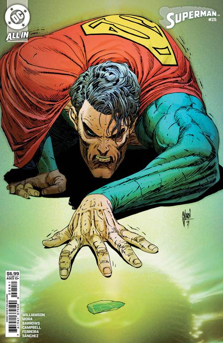 Superman #25  C Guillem March Card Stock Var - Image