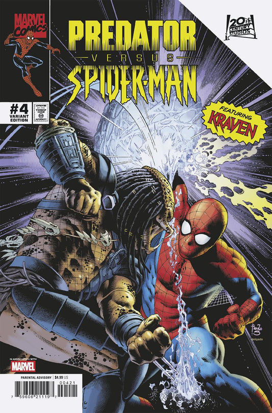 PREDATOR VS. SPIDER-MAN #4 PAULO SIQUEIRA VARIANT - Image