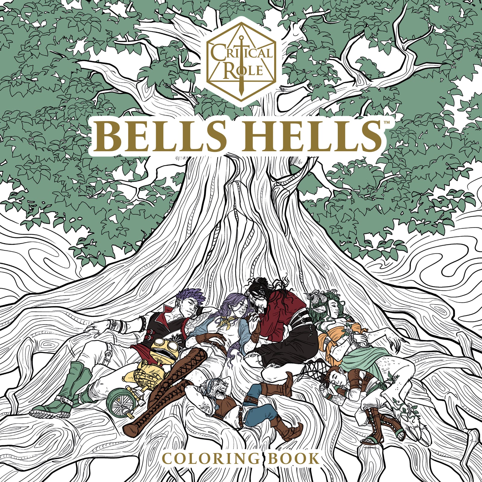 Critical Role: Bells Hells Coloring Book - Image