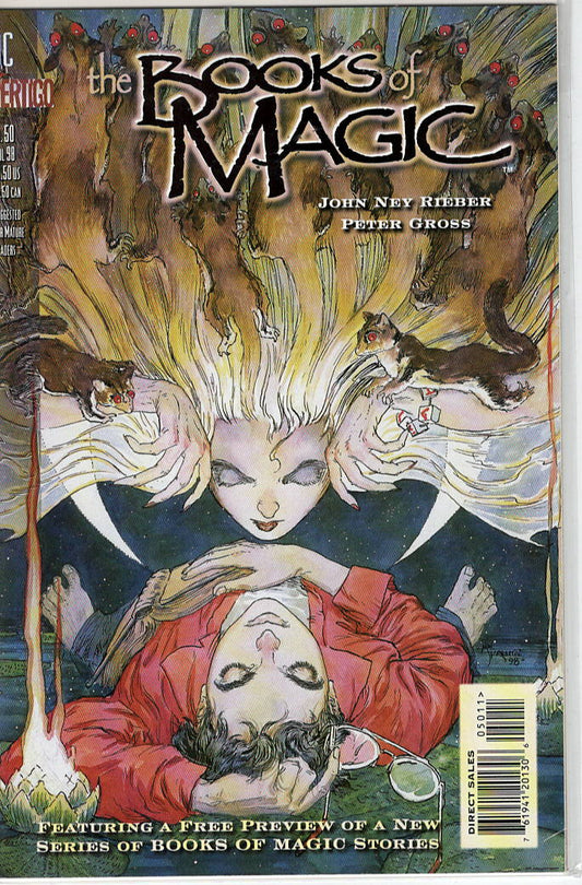 Pre-Owned - The Books of Magic #50  (July 1998) Scanned Image Pop Weasel Pre-Owned Comics