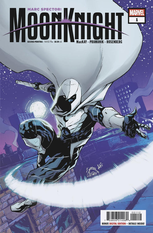 MARC SPECTOR: MOON KNIGHT #1 RYAN STEGMAN 2ND PRINTING VARIANT - Image