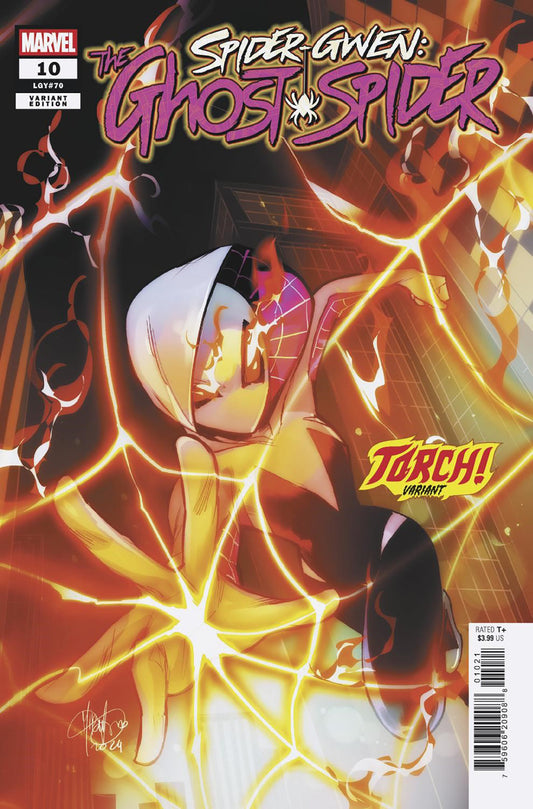 SPIDER-GWEN: THE GHOST-SPIDER #10 MIRKA ANDOLFO TORCH! VARIANT image