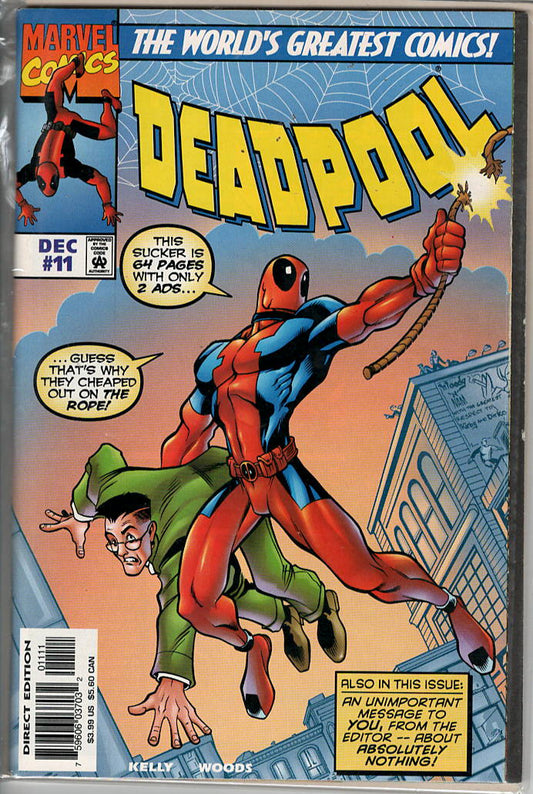 Pre-Owned - Deadpool #11  (December 1997) Scanned Image Pop Weasel Pre-Owned Comics