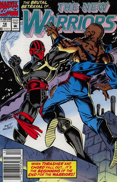 Pre-Owned - The New Warriors (1990 series) #18 (December 1991) - Cover Image