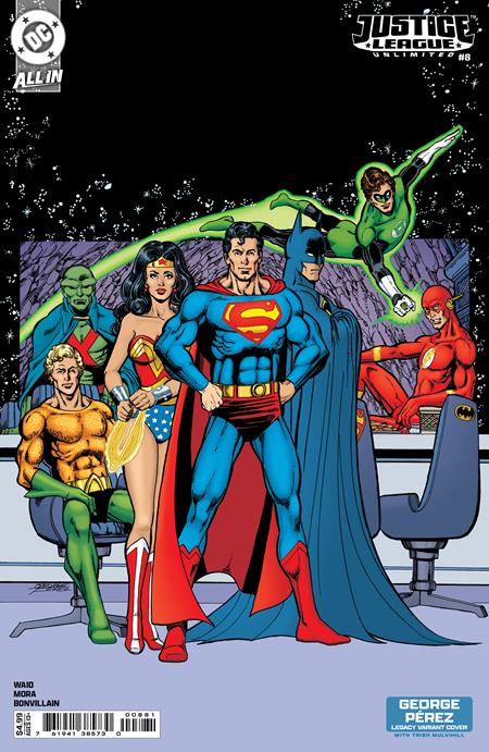 Justice League Unlimited #8  F George Perez Legacy Card Stock Var (we Are Yesterday) - Image