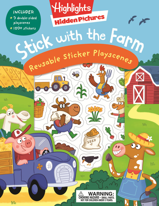 Stick with the Farm Hidden Pictures Reusable Sticker Playscenes image