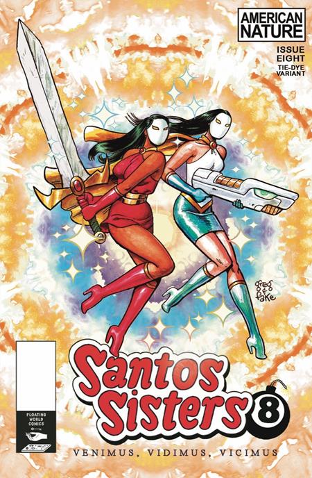 Santos Sisters #8  B 5 Copy Greg & Fake Tie Dye Unlock Var image