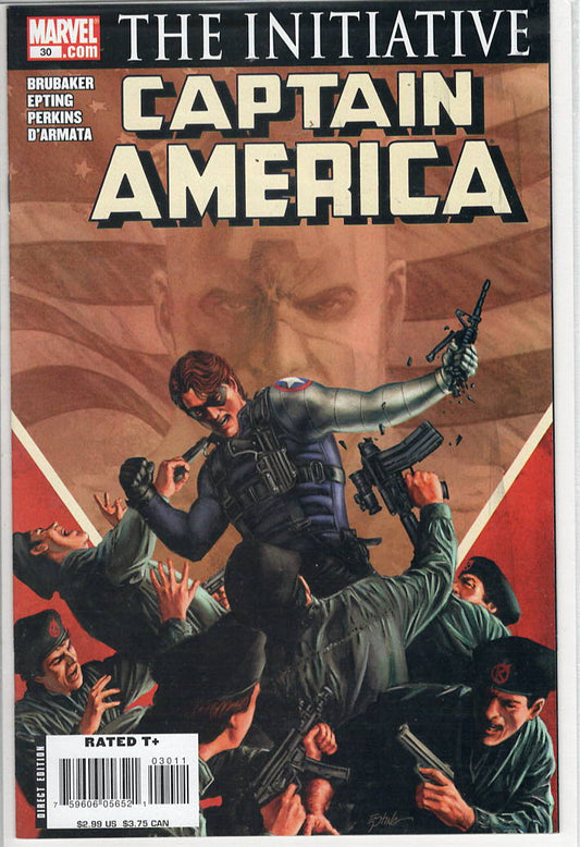 Pre-Owned - Captain America #30  (November 2007) Scanned Image Pop Weasel Pre-Owned Comics