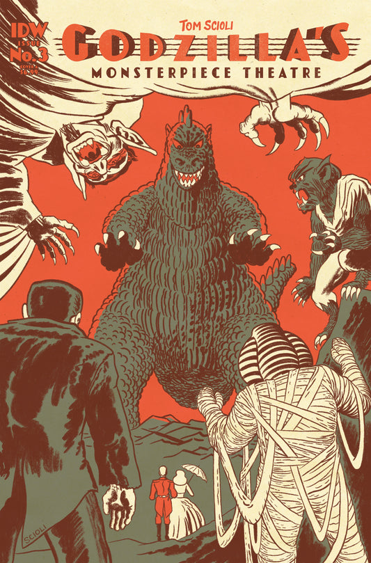 Godzilla’s Monsterpiece Theatre #3 Cover A (Scioli) image